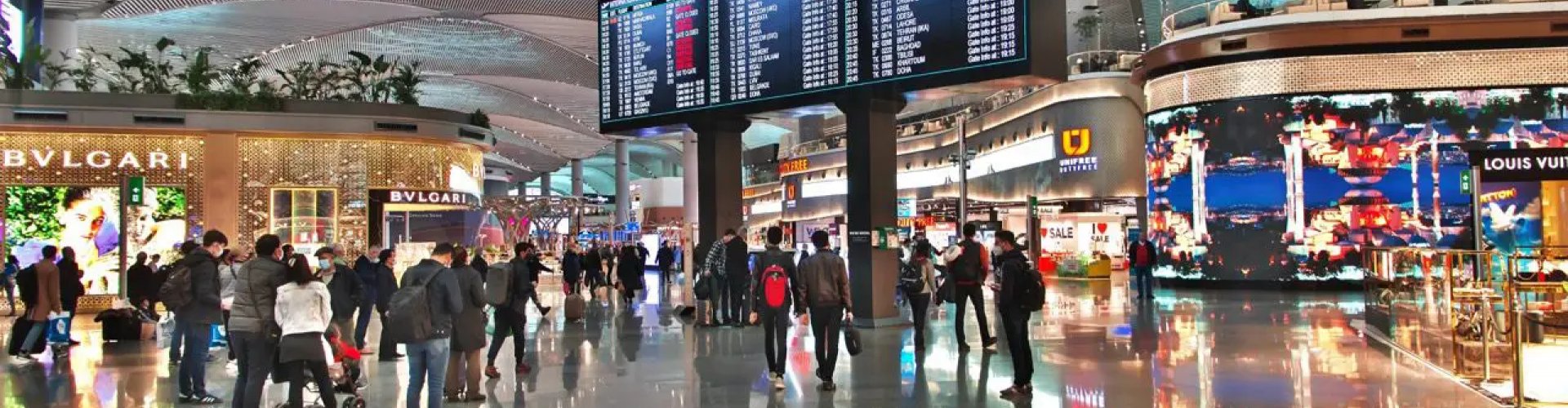 Crowding forecast graphic Istanbul Airport lounges