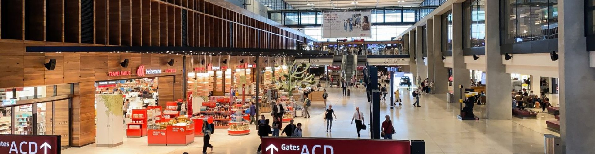Flagship lounge interior at Berlin Brandenburg Airport, DE Airport
