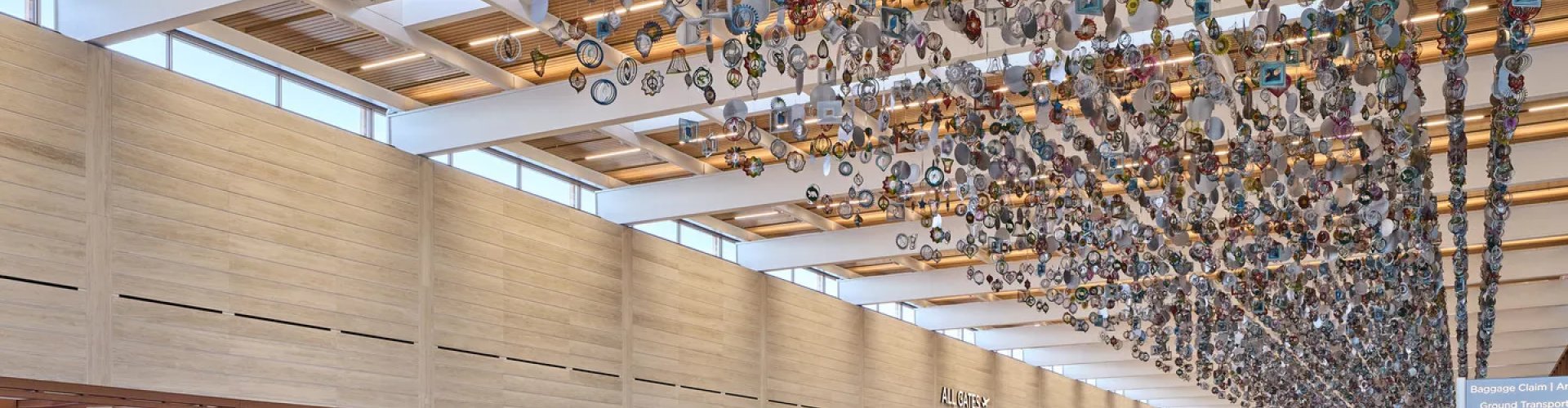 Runway-view sunset at Kansas City Intl Airport