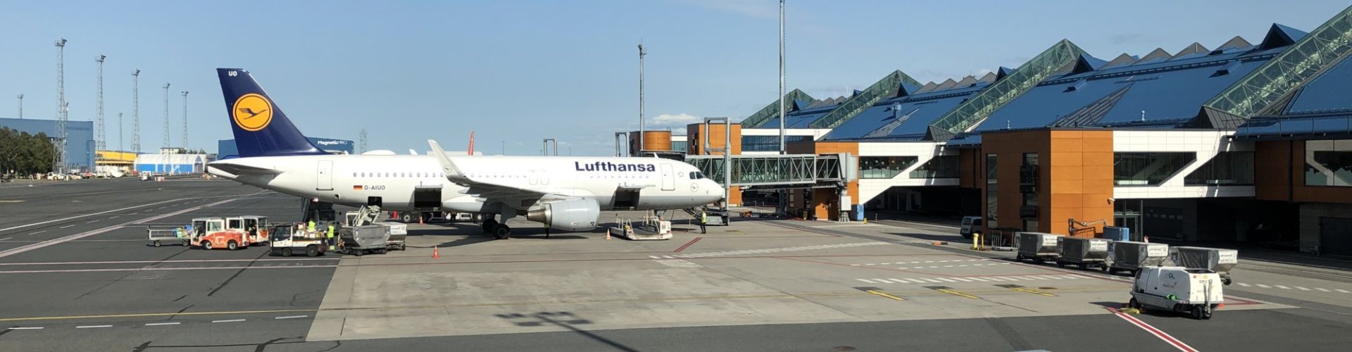 Runway-view sunset shot at Lennart Meri Tallinn Airport, EE