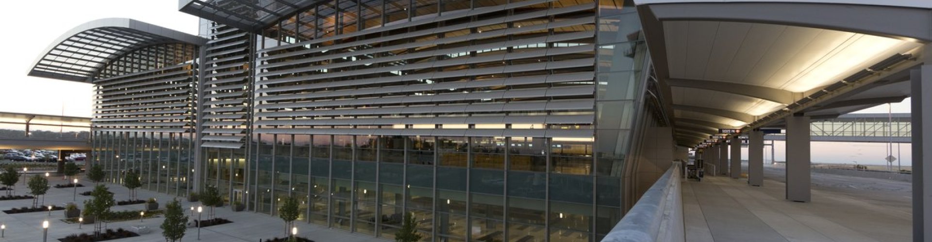Runway view sunset at Sacramento Intl Airport
