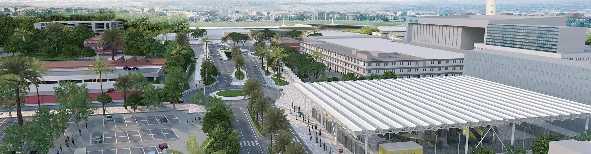 Runway view sunset at Capodichino Airport