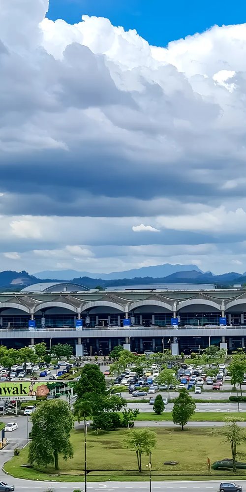 Lounge seating at Kuching Airport
