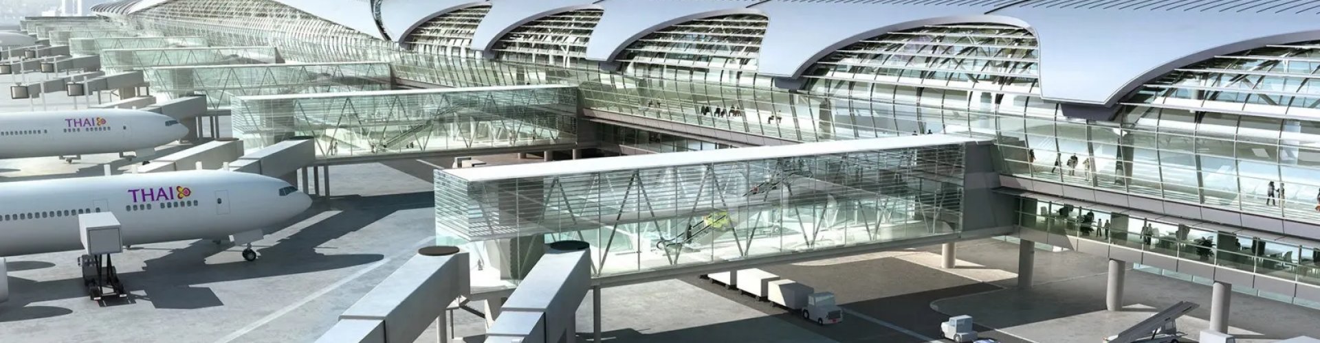Crowding heatmap and lounge occupancy chart at Bangkok Intl Airport, TH Airport