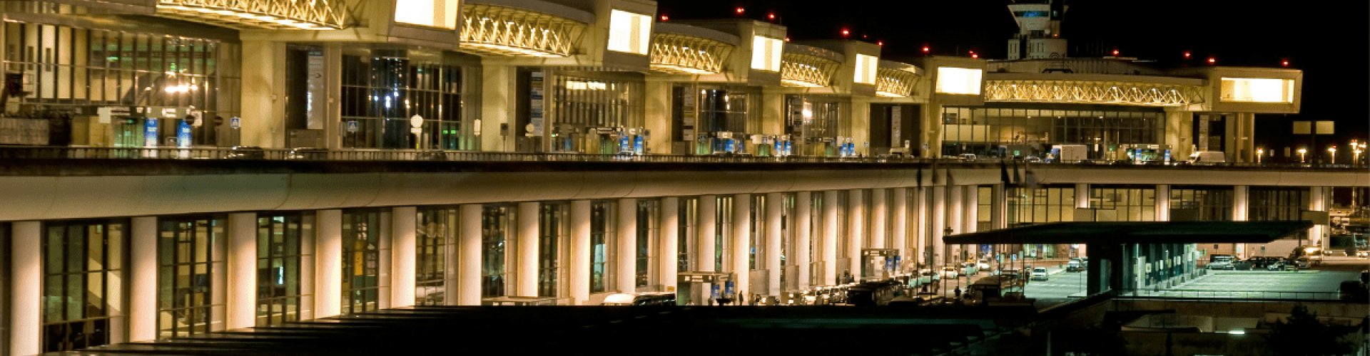 Runway view at sunset, Malpensa Airport