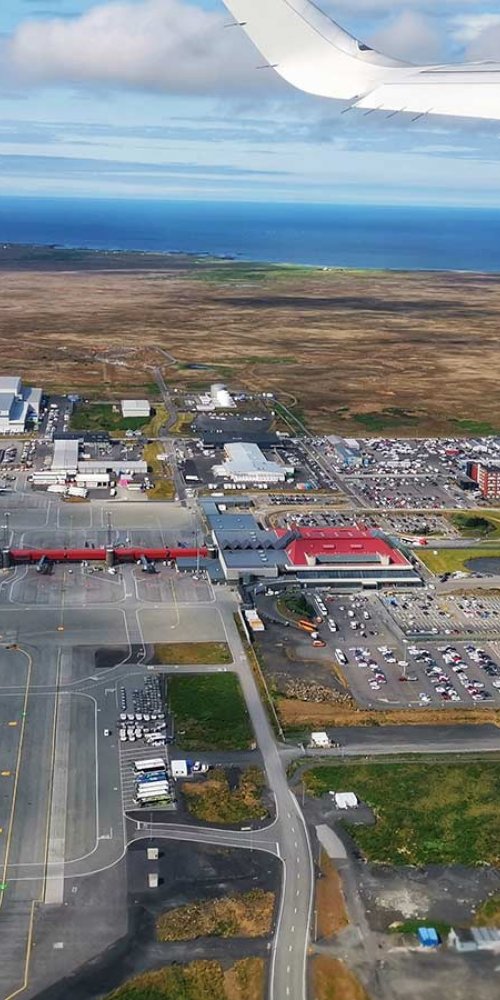 Quiet times lounge interior at Keflavik Airport