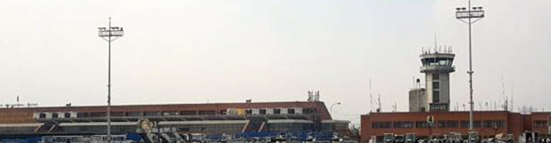 Runway-view sunset at Tribhuvan Intl Airport