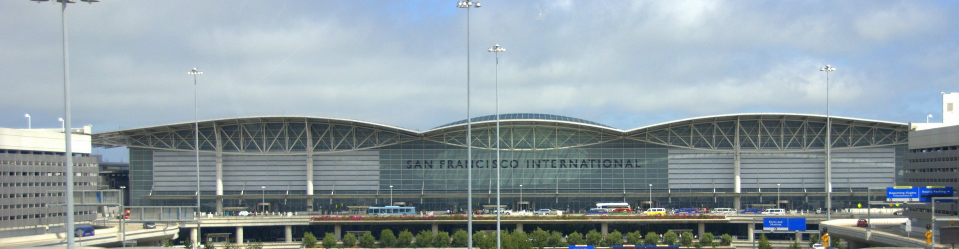 Runway-view sunset at San Francisco Airport