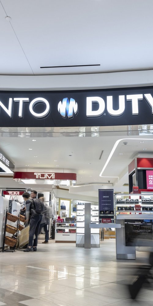 Quiet lounge seating at Toronto Pearson Airport