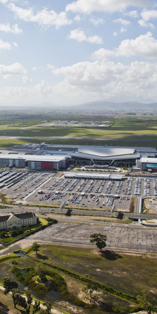 Quiet lounge corner at Cape Town Airport