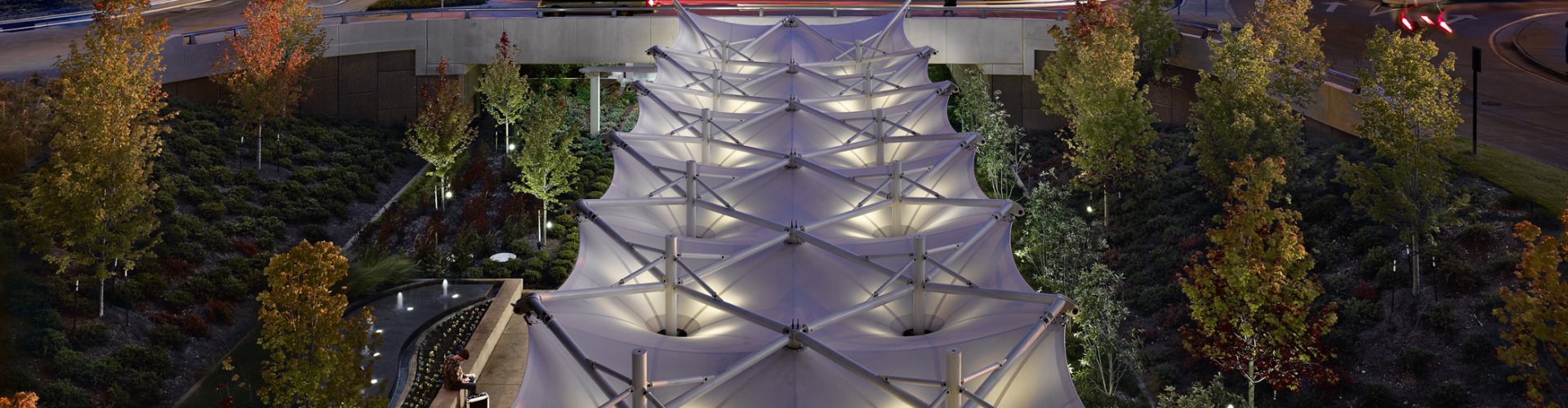 Runway-view sunset at Memphis Intl Airport