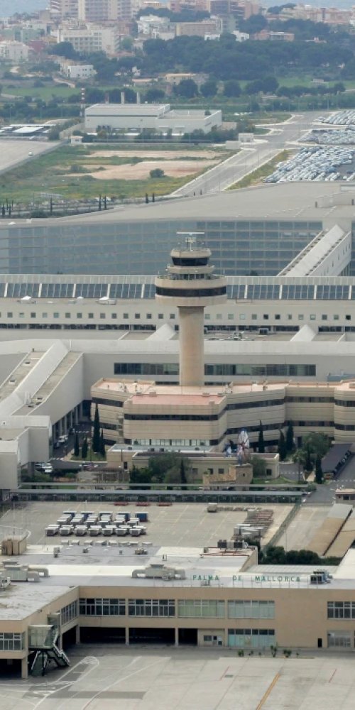 Crowding forecast infographic Palma Airport