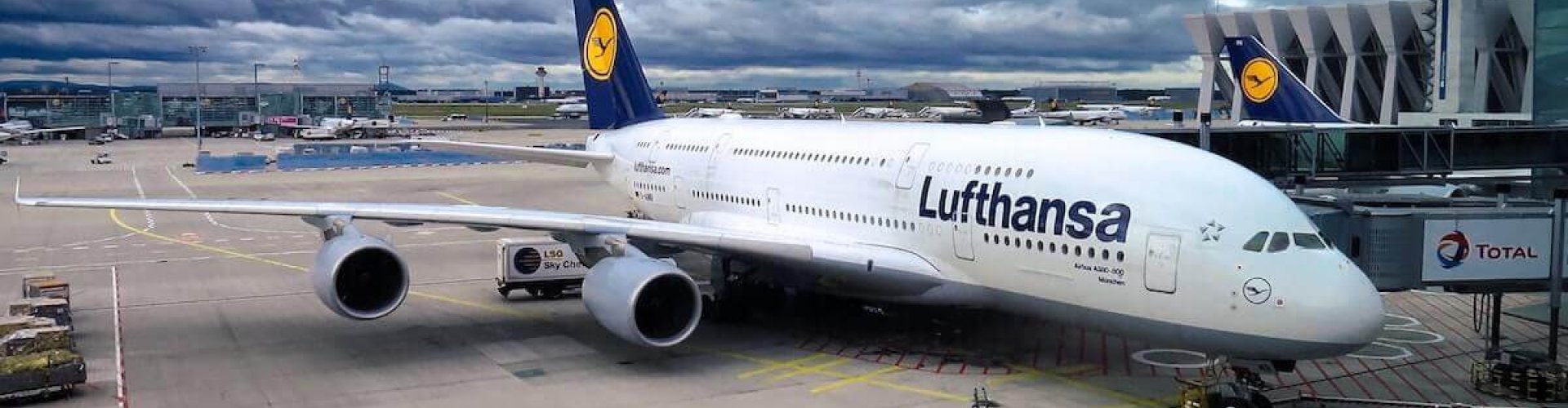 Sunset over a runway at Phoenix Sky Harbor Intl Airport
