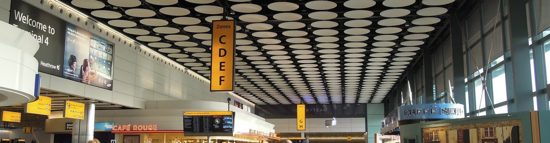 Runway view at sunset Heathrow Airport